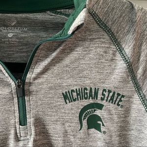 Michigan state quarter zip top